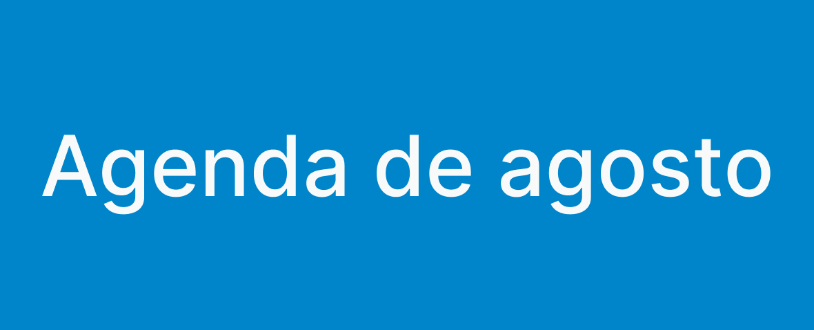 Agenda de Agosto