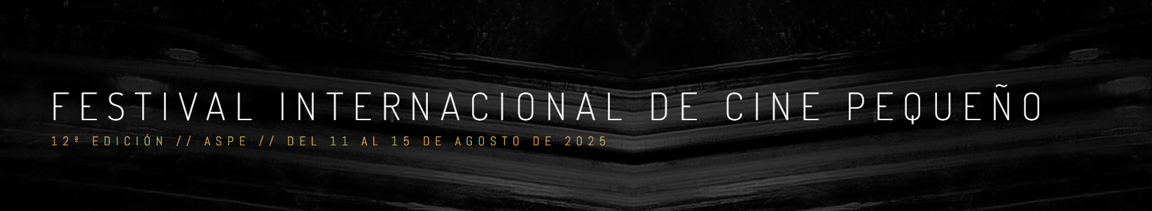  Aspe anuncia fechas para la 12ª edición del Festival Internacional de Cine Pequeño