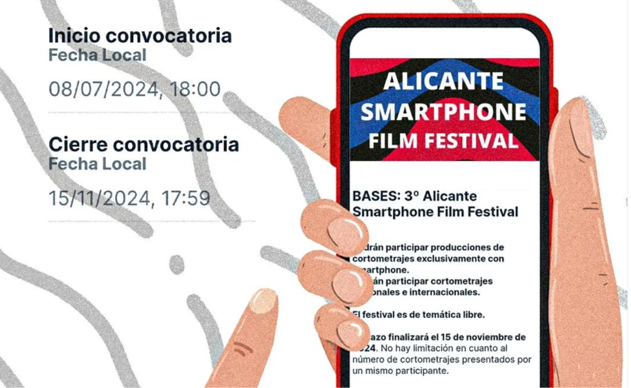 Oberta la convocatòria per a la 3ª edició de l'Alacant Smartphone Film Festival